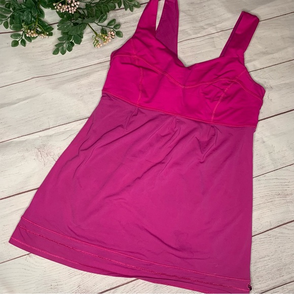 Lululemon hot pink tank top size 6 - Picture 2 of 12
